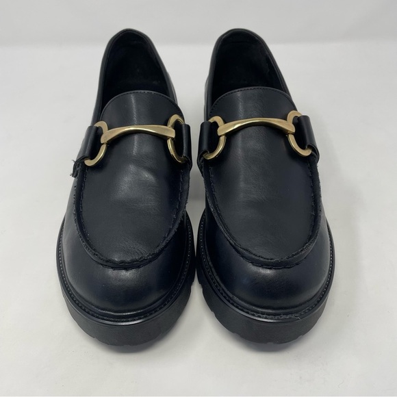Steve Madden Haezel Black Slip On Loafers - NEW - Picture 3 of 8
